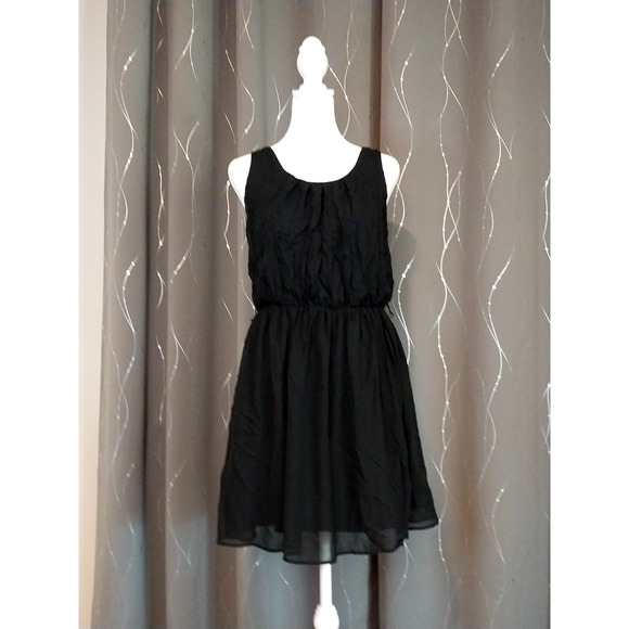 BCX Women's Dress, Black Size XLarge, Sleeveless, Pullover w/ Button / #3110 - Picture 1 of 2